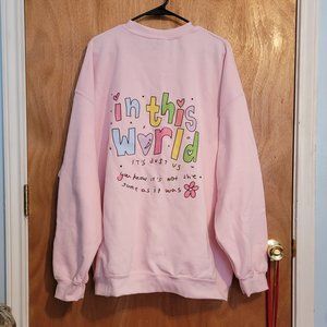 Unisex In This World Lyrics Harry Styles Sweatshirt